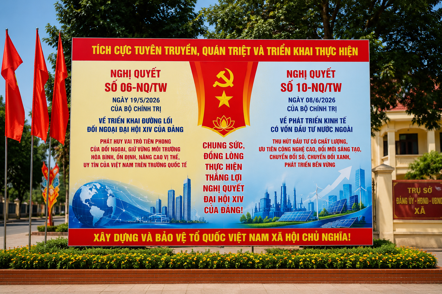 ĐẨY MẠNH TUYÊN TRUYỀN, QUÁN TRIỆT VÀ TRIỂN KHAI THỰC HIỆN NGHỊ QUYẾT SỐ 06-NQ/TW VÀ NGHỊ QUYẾT SỐ 10-NQ/TW CỦA BỘ CHÍNH TRỊ